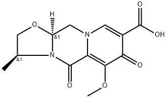 Oxazolo[3,2-a]pyrido[1,2-d]pyrazine-8-carboxylic acid, 2,3,5,7,11,11a-hexahydro-6-methoxy-3-methyl-5,7-dioxo-, (3S,11aS)- Structure