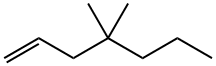 1-Heptene, 4,4-dimethyl- Structure