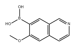 Boronic acid, B-(6-methoxy-7-isoquinolinyl)- Structure