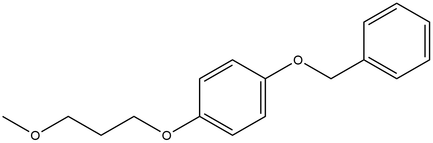 1-(3-Methoxypropoxy)-4-(phenylmethoxy)benzene Structure