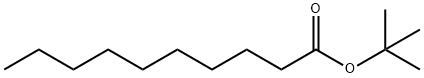 Decanoic acid, 1,1-dimethylethyl ester Structure