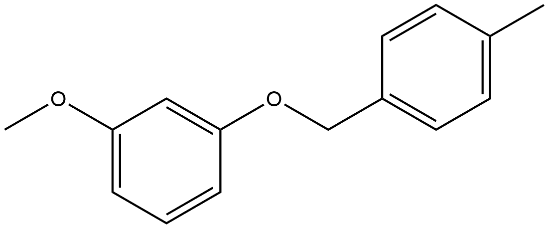 1-Methoxy-3-[(4-methylphenyl)methoxy]benzene Structure