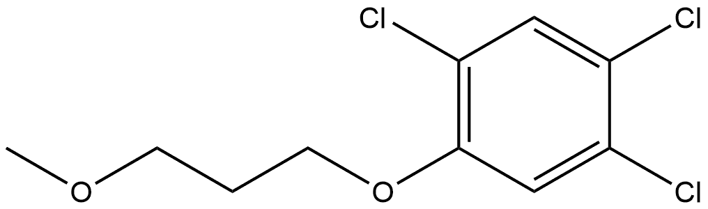 1,2,4-Trichloro-5-(3-methoxypropoxy)benzene Structure