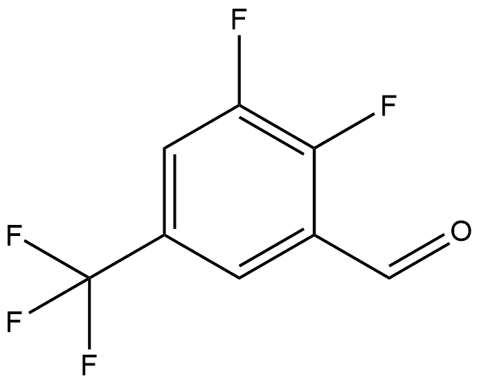 2,3-difluoro-5-(trifluoromethyl)benzaldehyde Structure