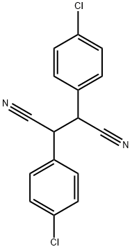 Butanedinitrile, 2,3-bis(4-chlorophenyl)- Structure