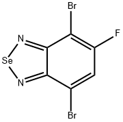 2,1,3-Benzoselenadiazole, 4,7-dibromo-5-fluoro- Structure