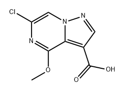 Pyrazolo[1,5-a]pyrazine-3-carboxylic acid, 6-chloro-4-methoxy- Structure