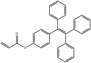 2-Propenoic acid, 4-(1,2,2-triphenylethenyl)phenyl ester Structure