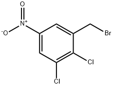 Benzene, 1-(bromomethyl)-2,3-dichloro-5-nitro- Structure