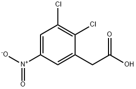 Benzeneacetic acid, 2,3-dichloro-5-nitro- Structure