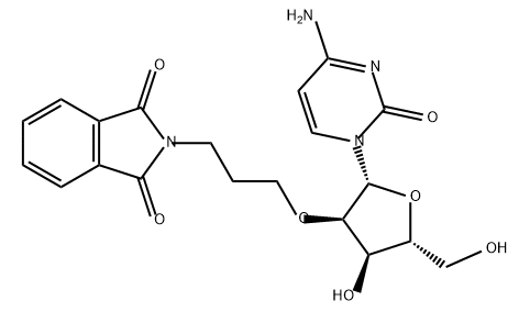 Cytidine, 2'-O-[3-(1,3-dihydro-1,3-dioxo-2H-isoindol-2-yl)propyl]- (9CI) Structure