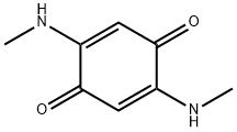 2,5-Cyclohexadiene-1,4-dione, 2,5-bis(methylamino)- Structure