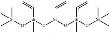 Pentasiloxane, 3,5,7-triethenyl-1,1,1,3,5,7,9,9,9-nonamethyl- Structure