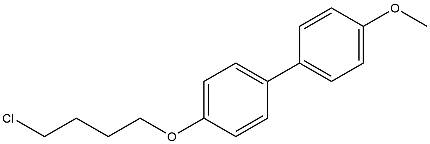 4-(4-Chlorobutoxy)-4'-methoxy-1,1'-biphenyl Structure