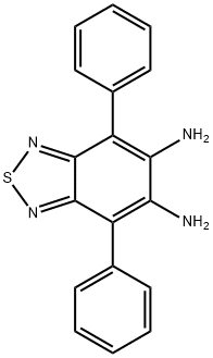 2,1,3-Benzothiadiazole-5,6-diamine, 4,7-diphenyl- Structure