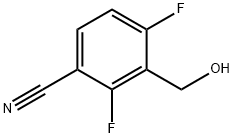 Benzonitrile, 2,4-difluoro-3-(hydroxymethyl)- 구조식 이미지