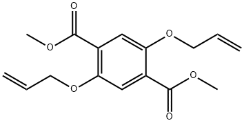 1,4-Benzenedicarboxylic acid, 2,5-bis(2-propen-1-yloxy)-, 1,4-dimethyl ester Structure