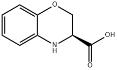 2H-1,4-Benzoxazine-3-carboxylic acid, 3,4-dihydro-, (3S)- Structure