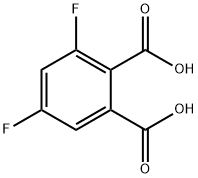 1,2-Benzenedicarboxylic acid, 3,5-difluoro- Structure