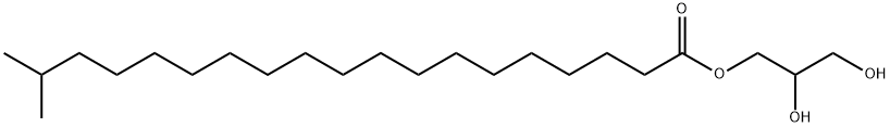 2,3-Dihydroxypropyl 18-methylnonadecanoate Structure