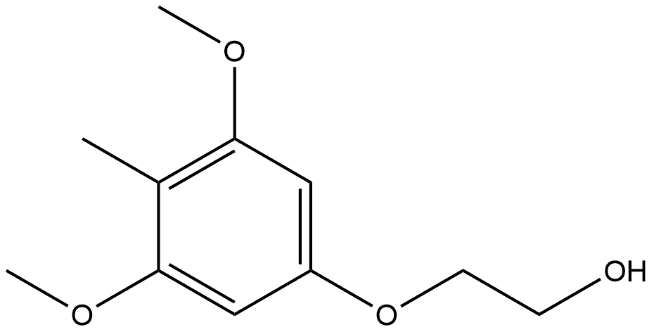 2-(3,5-Dimethoxy-4-methylphenoxy)ethanol Structure