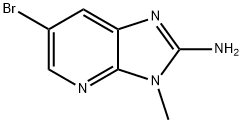 3H-Imidazo[4,5-b]pyridin-2-amine, 6-bromo-3-methyl- 구조식 이미지