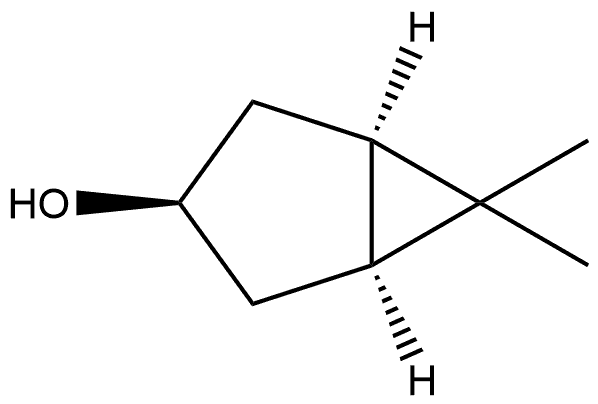 (1R,3R,5S)-6,6-Dimethylbicyclo[3.1.0]hexan-3-ol Structure