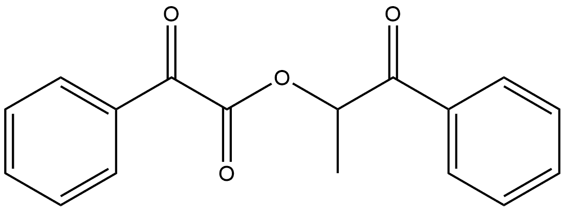 1-oxo-1-phenylpropan-2-yl 2-oxo-2-phenylacetate Structure
