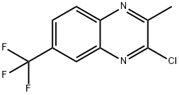 3-Chloro-6-(trifluoromethyl)-2-methylquinoxaline Structure