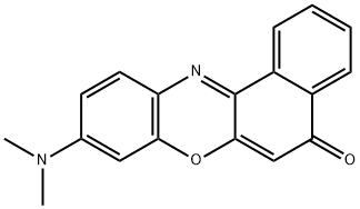 5H-Benzo[a]phenoxazin-5-one, 9-(dimethylamino)- Structure