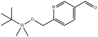 3-Pyridinecarboxaldehyde, 6-[[[(1,1-dimethylethyl)dimethylsilyl]oxy]methyl]- Structure