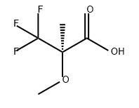 Propanoic acid, 3,3,3-trifluoro-2-methoxy-2-methyl-, (R)- (9CI) 구조식 이미지