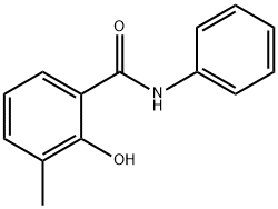 Benzamide, 2-hydroxy-3-methyl-N-phenyl- Structure