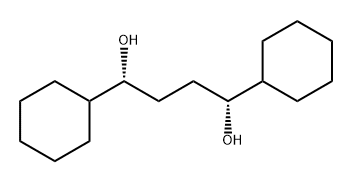 1,4-Butanediol, 1,4-dicyclohexyl-, [R-(R*,R*)]- (9CI) Structure