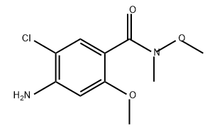 Benzamide, 4-amino-5-chloro-N,2-dimethoxy-N-methyl- Structure