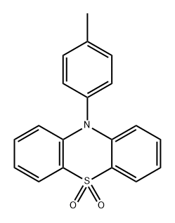 10H-Phenothiazine, 10-(4-methylphenyl)-, 5,5-dioxide Structure