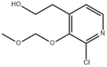 2-Chloro-3-(methoxymethoxy)-4-pyridineethanol Structure