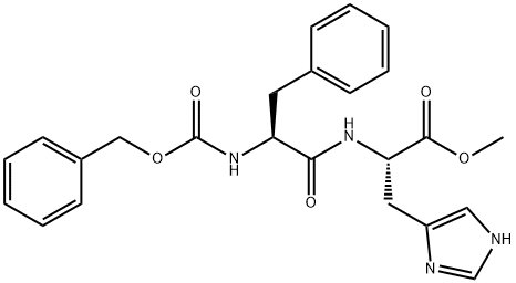 L-Histidine, N-[(phenylmethoxy)carbonyl]-L-phenylalanyl-, methyl ester 구조식 이미지