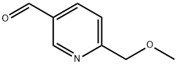 3-Pyridinecarboxaldehyde, 6-(methoxymethyl)- Structure