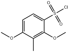 2,4-dimethoxy-3-methylbenzene-1-sulfonyl
chloride Structure