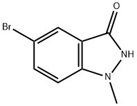 3H-Indazol-3-one, 5-bromo-1,2-dihydro-1-methyl- Structure