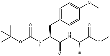 Boc-Tyr(OMe)-Ala-OMe Structure