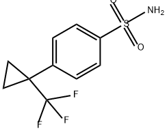 4-(1-Trifluoromethyl-cyclopropyl)-benzenesulfonamide Structure