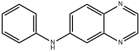 6-Quinoxalinamine, N-phenyl- Structure