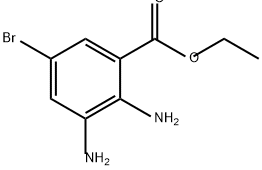 ethyl 2,3-diamino-5-bromobenzoate Structure