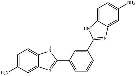 1H-Benzimidazol-5-amine, 2,2'-(1,3-phenylene)bis- Structure