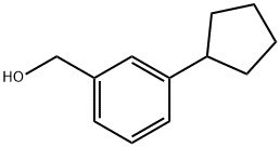 Benzenemethanol, 3-cyclopentyl- 구조식 이미지