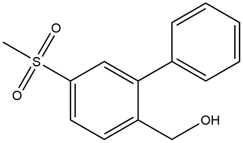 5-(Methylsulfonyl)[1,1'-biphenyl]-2-methanol Structure