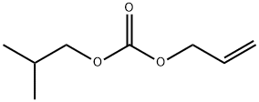 Carbonic acid, 2-methylpropyl 2-propen-1-yl ester 구조식 이미지