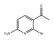 Ethanone, 1-(6-amino-2-bromo-3-pyridinyl)- 구조식 이미지